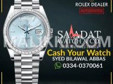 Watch Buyer | Rolex Cartier Omega Chopard Hublot Tudor Tag Heuer Rado DHA Defence Phase 2, Islamabad