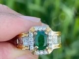 Emerald beautiful italian ring Sargodha, Punjab