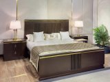 Classic Wooden BedSet with Decent Design including Sides tables and Decoration/Lamps