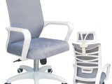 Grey Office Seat with Revolving Wheels