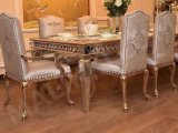 Dining Room Set--8 Seater Dining Room Set with Wooden Table and Unique Chair 