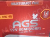 AGS MF DIN-65  (12V  60AH ) Maintenance Free Brand New Battery