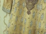 Party Wear Embroidered Frock  with Capri & Dupatta (One time used for just 5 Hours) Excellent Condition