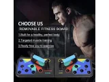 9in1 Foldable Push Up Board Multi Functional Body Building Fitness